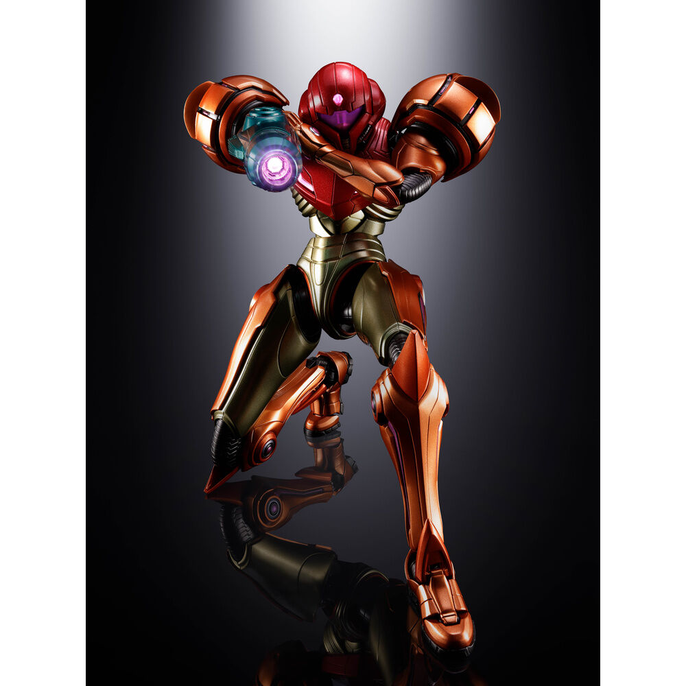 Metroid Prime 4: Beyond Figura Diecast Chogokin Samus Aran LED 21 cm