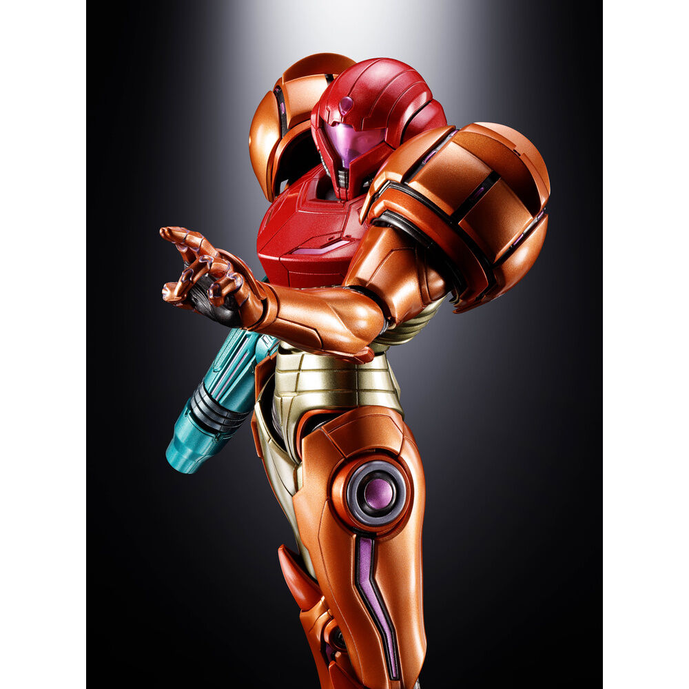 Metroid Prime 4: Beyond Figura Diecast Chogokin Samus Aran LED 21 cm
