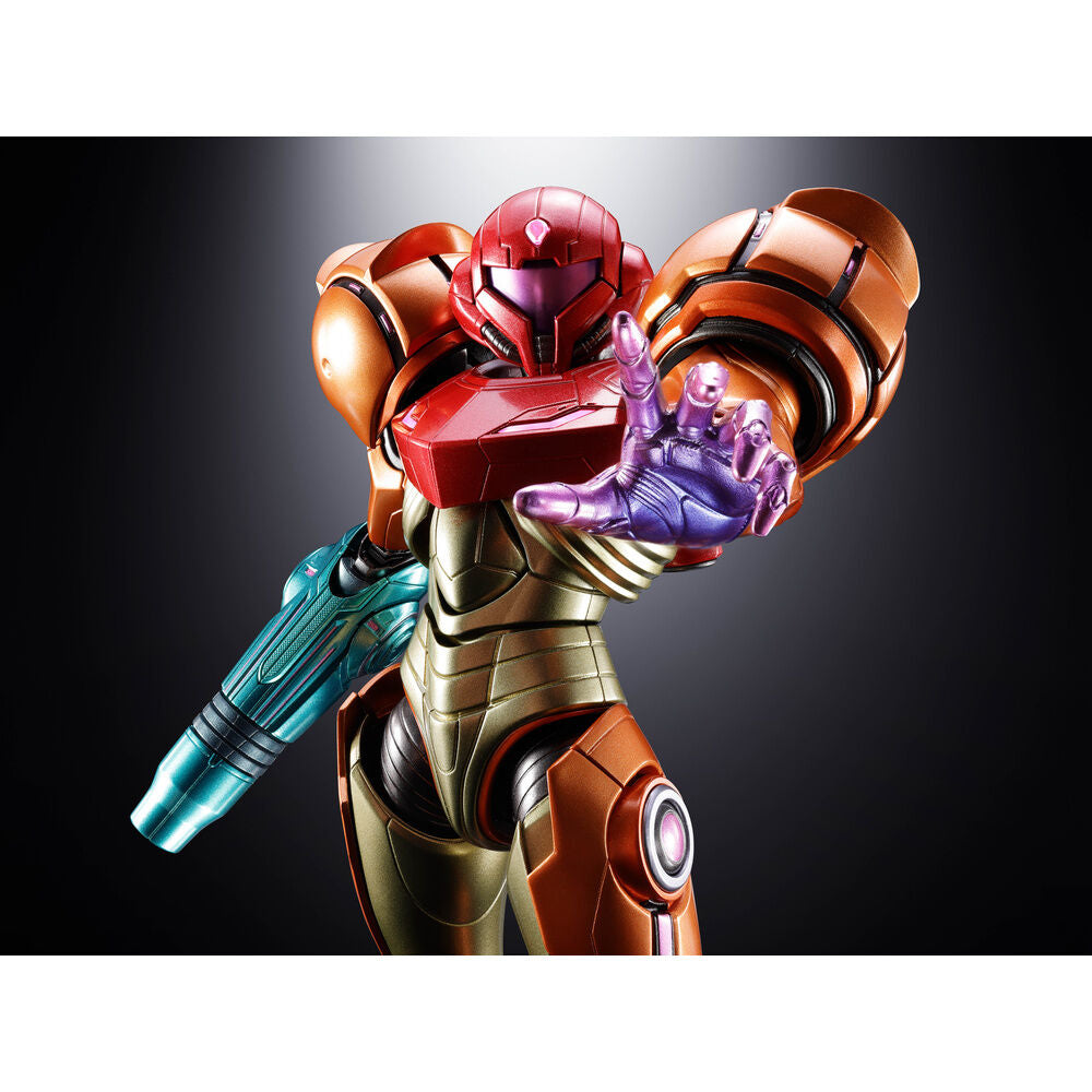 Metroid Prime 4: Beyond Figura Diecast Chogokin Samus Aran LED 21 cm