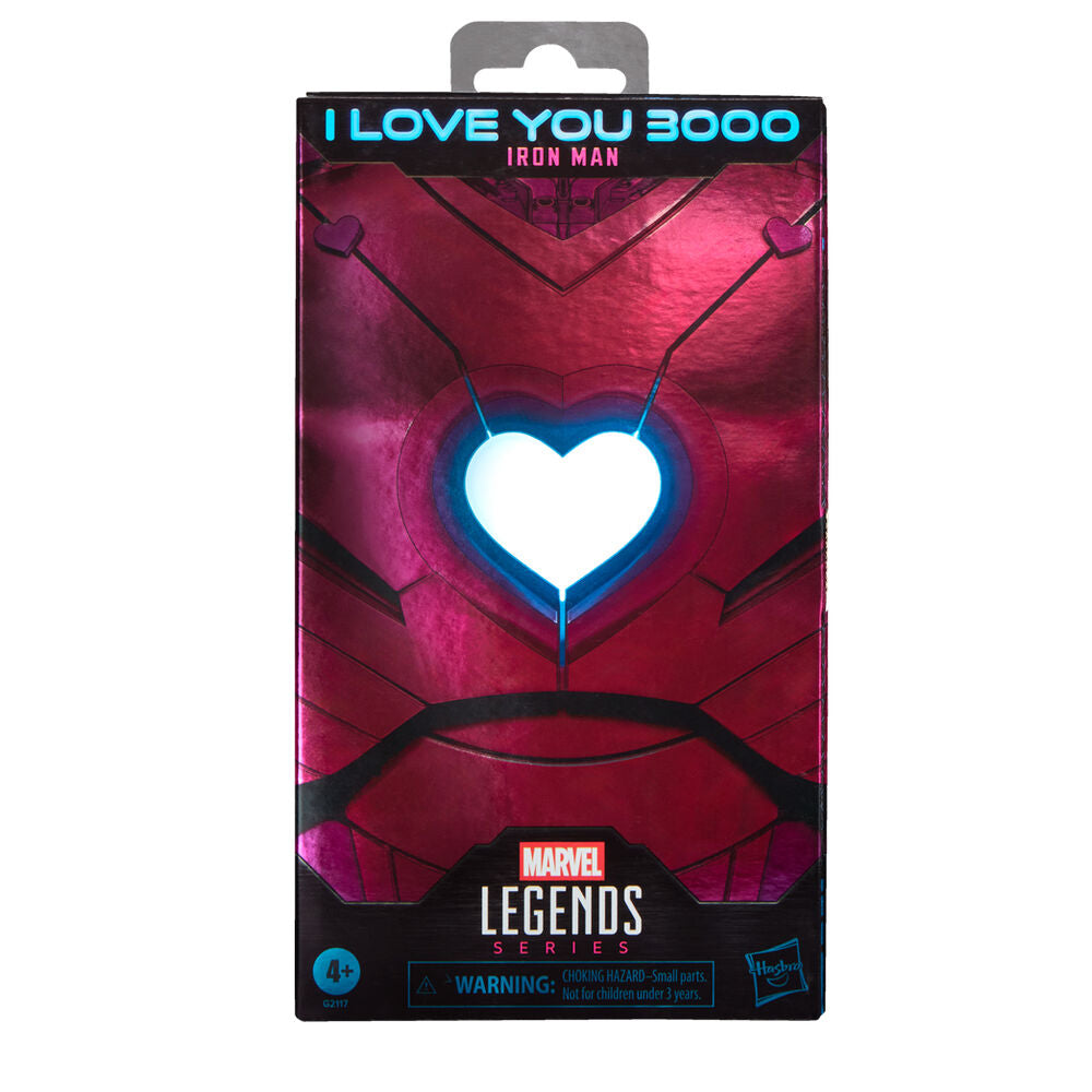 Figura hasbro marvel legends series i love you boo iron man
