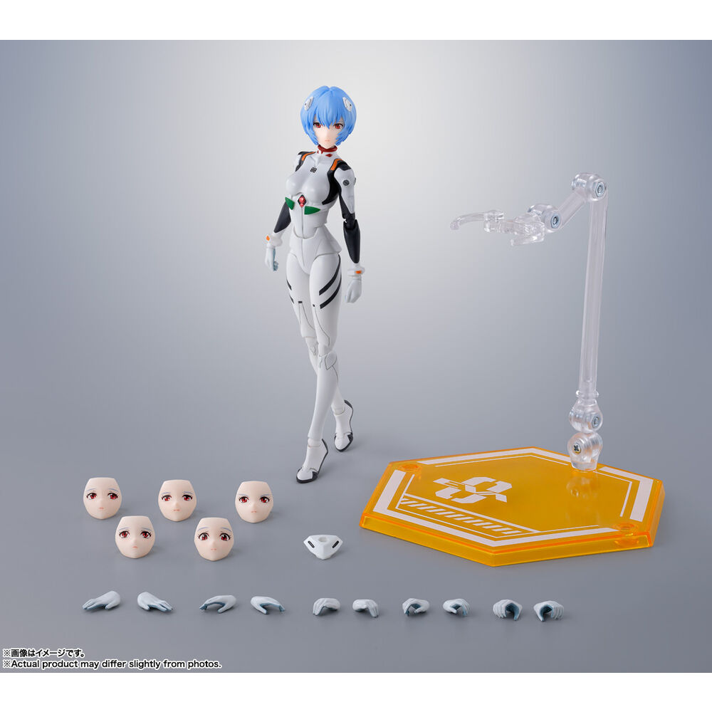 Y5figura tamashii nations s.h. figuarts evangelion rei ayanami