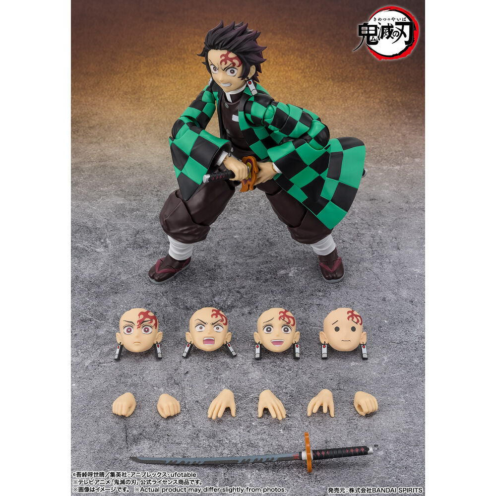 Demon Slayer: Kimetsu no Yaiba Figura S.H. Figuarts Tanjiro Kamado The Final Battle in the Infinity Castle 14 cm