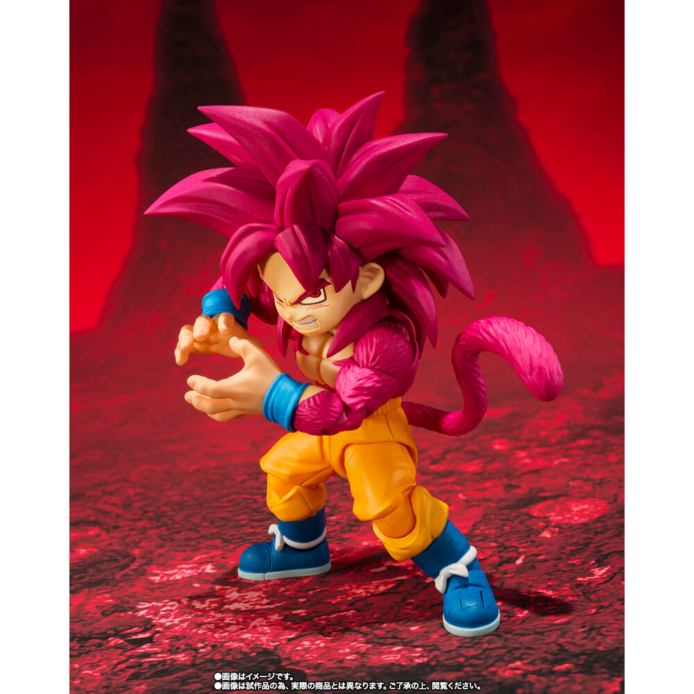 DRAGON BALL DAIMA SON GOKU MINI SUPER SAIYAN 4 SHF