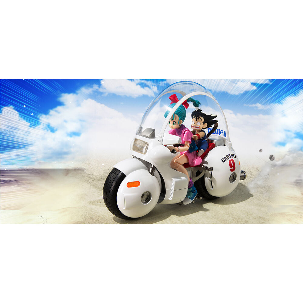 Figura S.H.Figuarts Dragon Ball Bulma Motorcycle Hoi-Poi Capsule