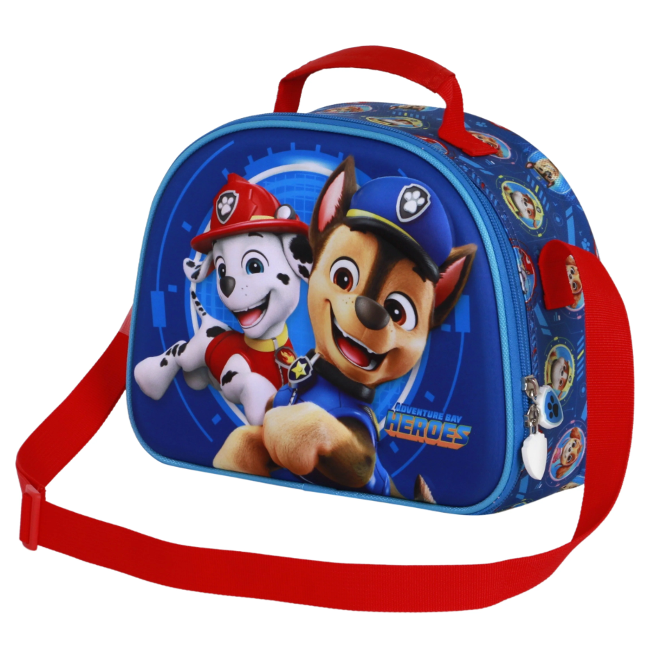 Bolsa portameriendas 3D Patrulla Canina Paw Patrol Frikytopia