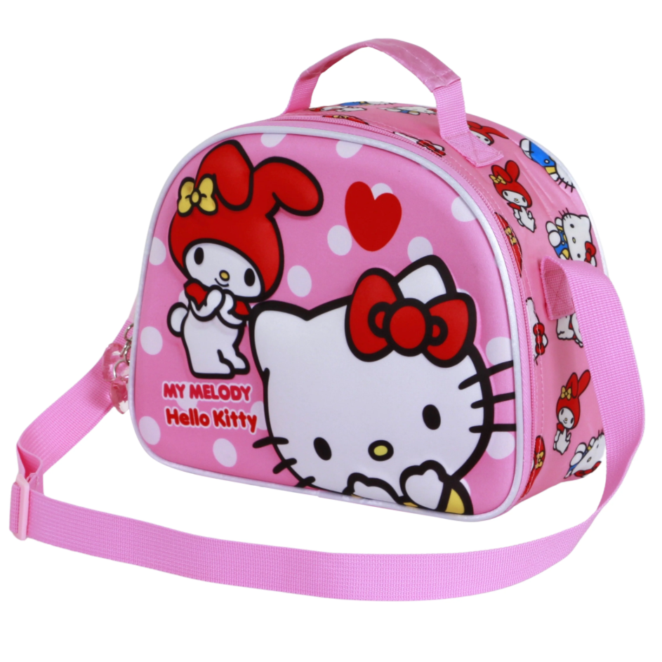 Bolsa portameriendas 3D Lovely Hello Kitty and Friends Frikytopia