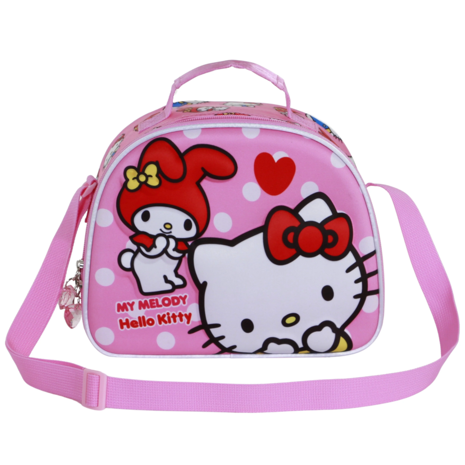Bolsa portameriendas 3D Lovely Hello Kitty and Friends