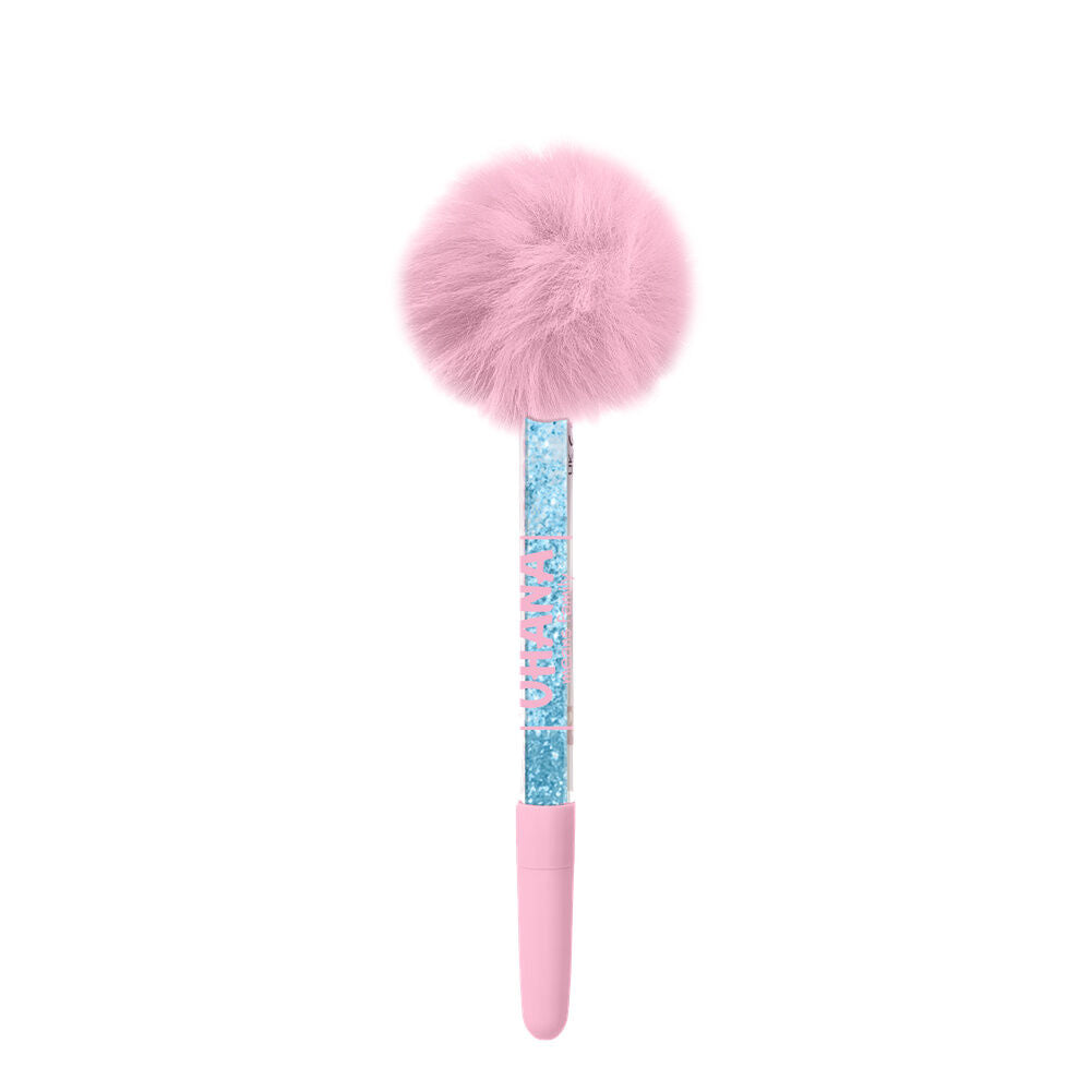 Cuaderno Squshy + boligrafo pompom Stitch Disney