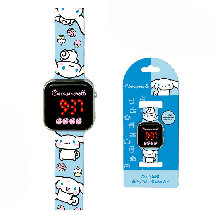 Reloj LED Cinnamoroll Hello Kitty Frikytopia