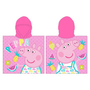 Poncho toalla Peppa Pig microfibra