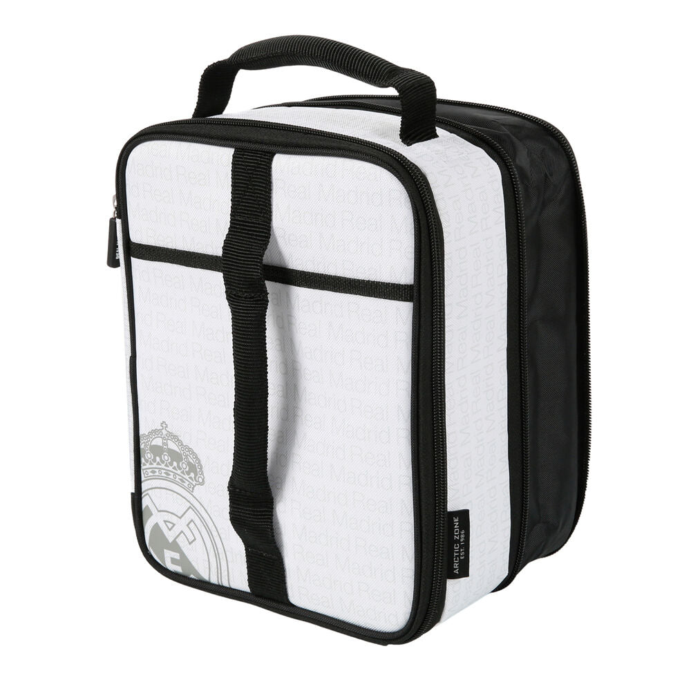 Bolsa porta alimentos termica + tupper Real Madrid Frikytopia