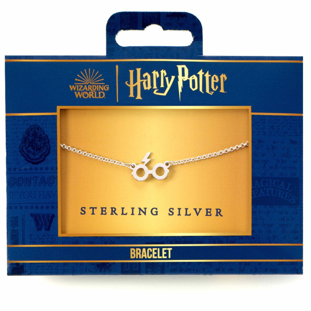 Pulsera Glasses & Lightning Harry Potter plata Frikytopia