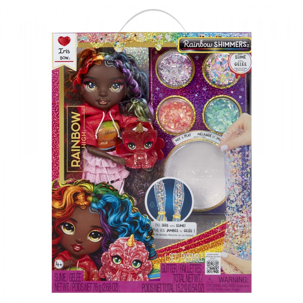 Muñeca Iris Feature Fantasy Rainbow Shimmers Rainbow High Frikytopia
