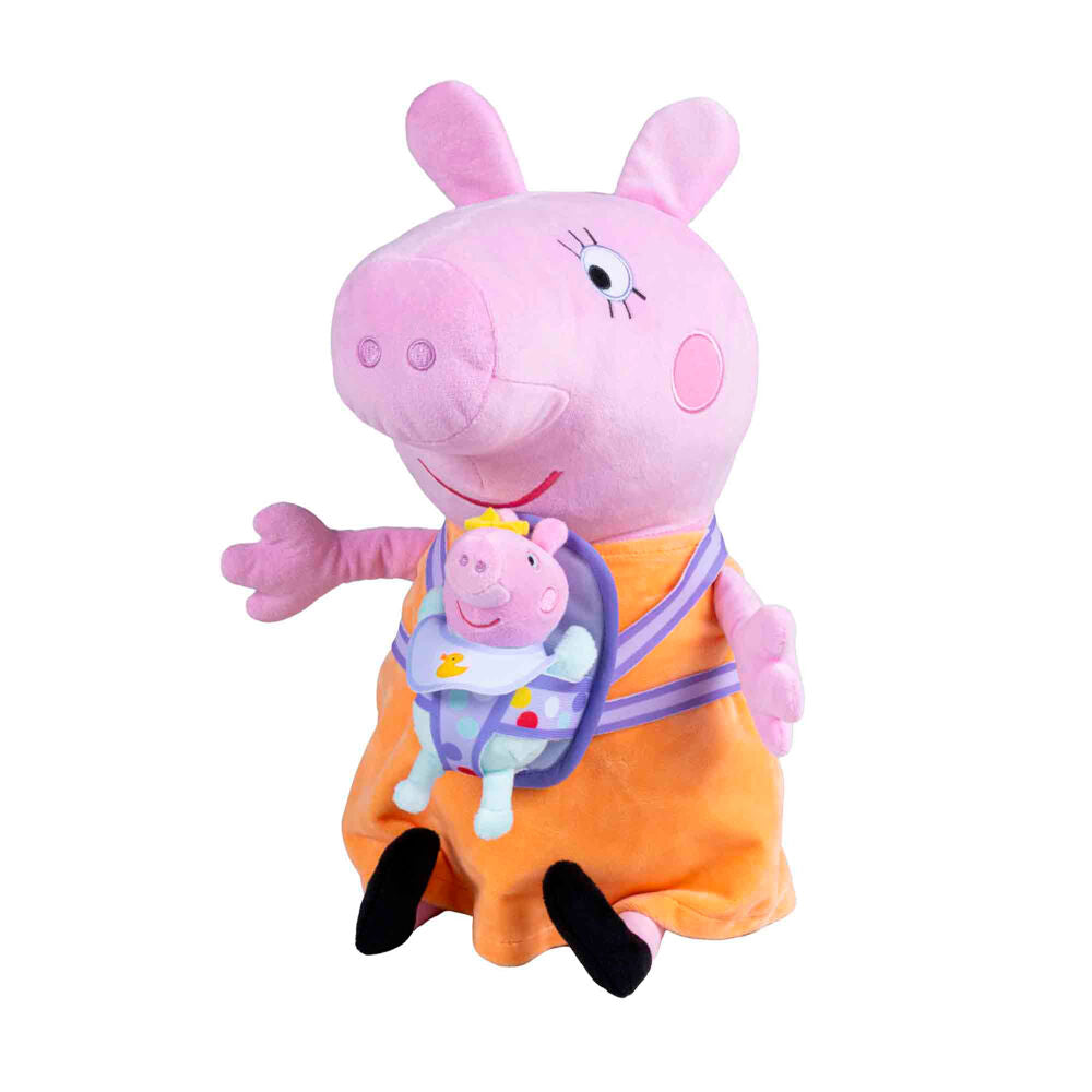 Peluche Mama Pig con Evie Peppa Pig 33cm Frikytopia