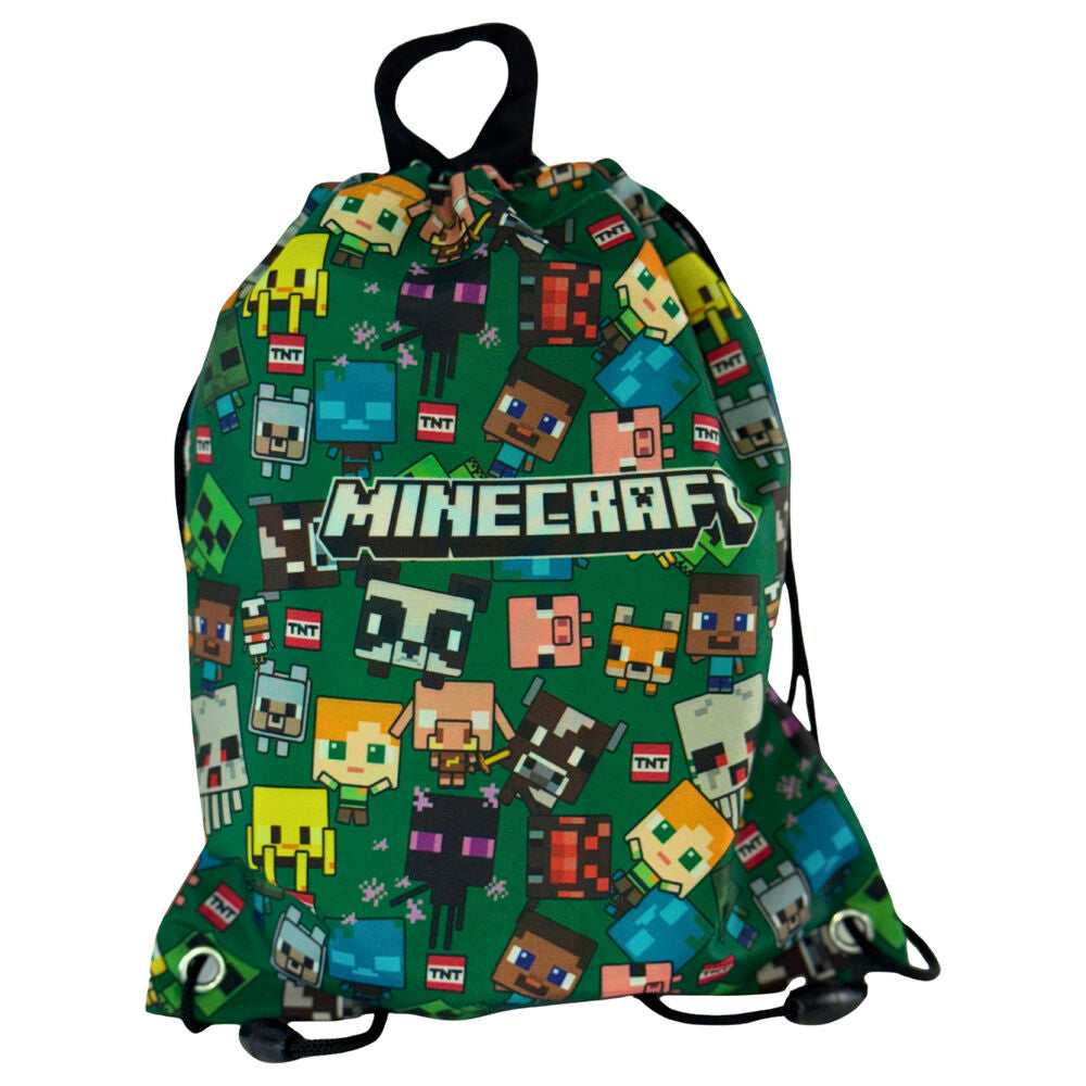 Saco merienda Characters Minecraft 30cm Frikytopia