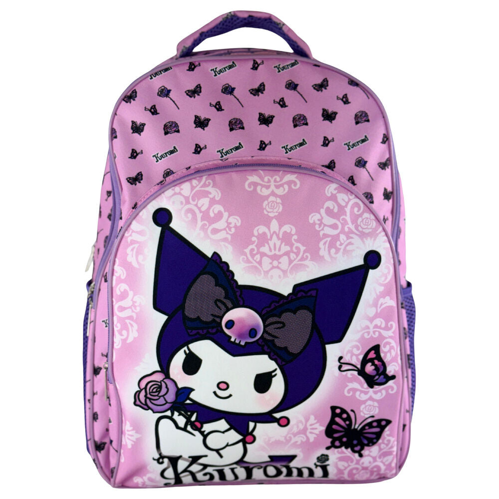 Mochila Purple Kuromi Hello Kitty 42cm Frikytopia