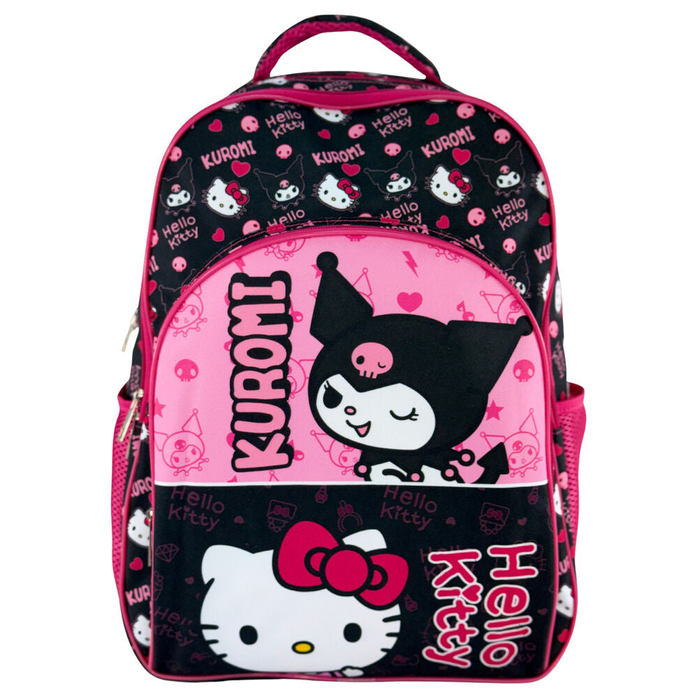 Mochila Kuromi & Hello Kitty 42cm Frikytopia