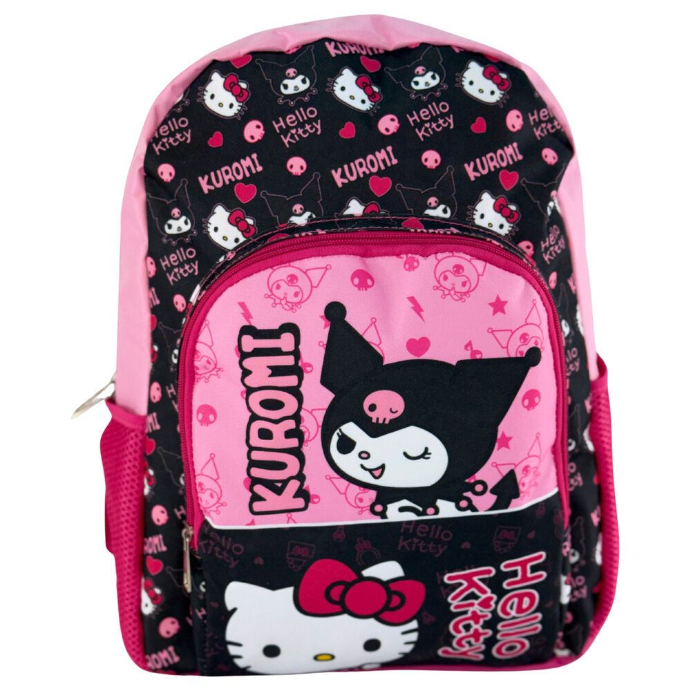 Mochila Kuromi & Hello Kitty 40cm Frikytopia