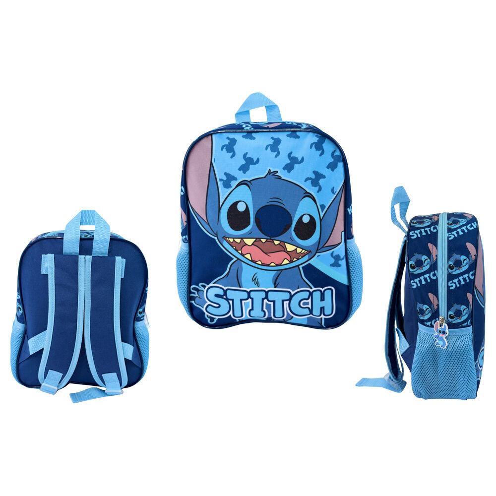 Mochila Abstract Stitch Disney 30cm Frikytopia