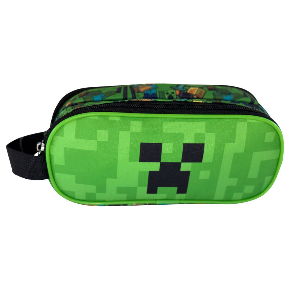 Bolsa cremallera Face Minecraft Frikytopia