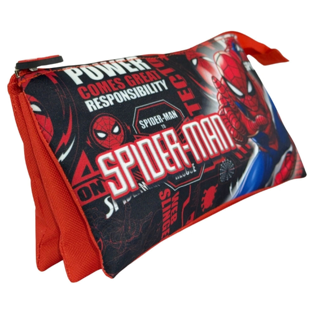 Portatodo Hero Spiderman Marvel triple Frikytopia