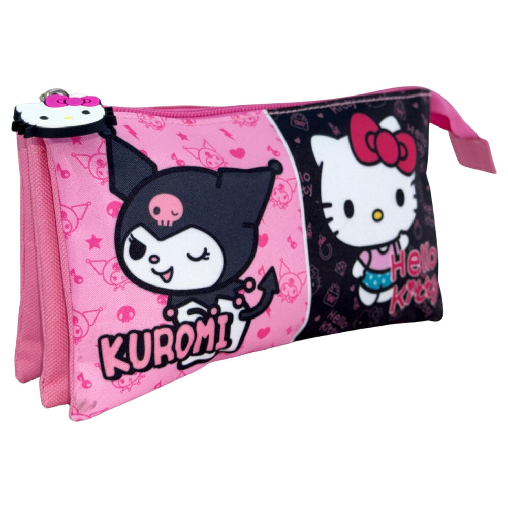 Portatodo Kuromi & Hello Kitty triple Frikytopia