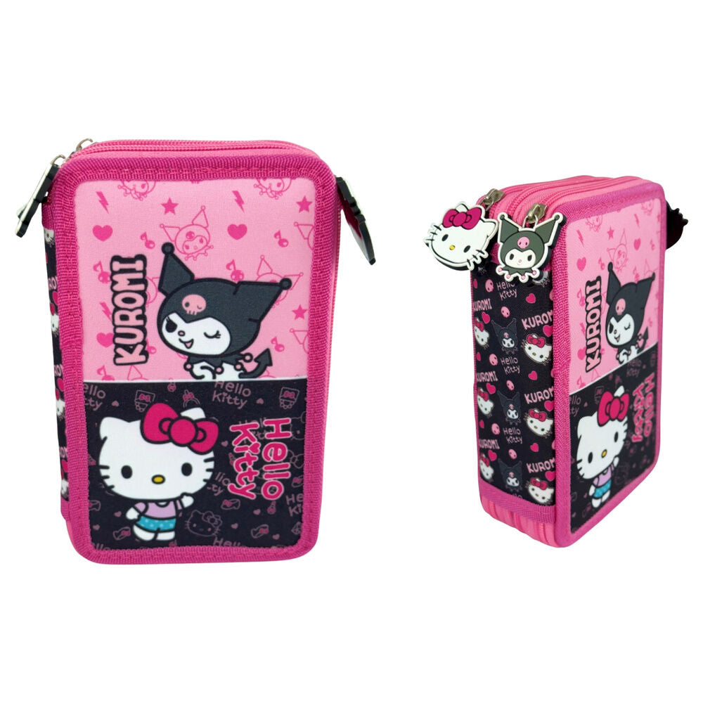 Plumier Kuromi & Hello Kitty triple Frikytopia