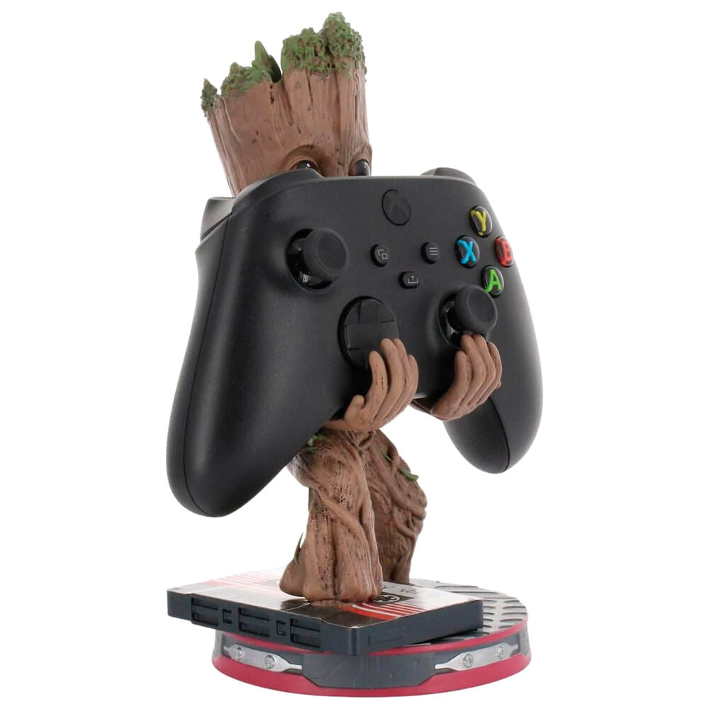 Cable Guy Soporte Sujecion Smiley Groot Guardianes de la Galaxia Marvel 20 cm