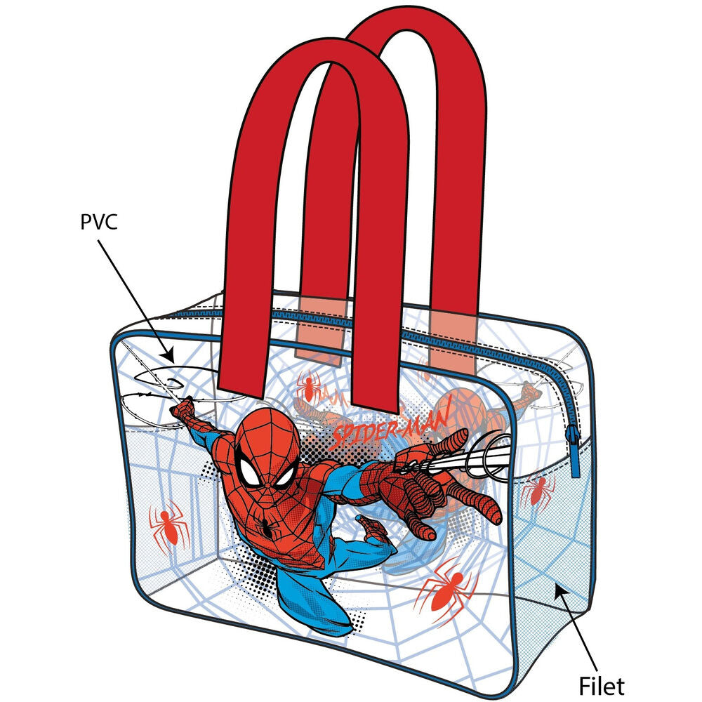 Bolsa playa Spiderman Marvel Frikytopia