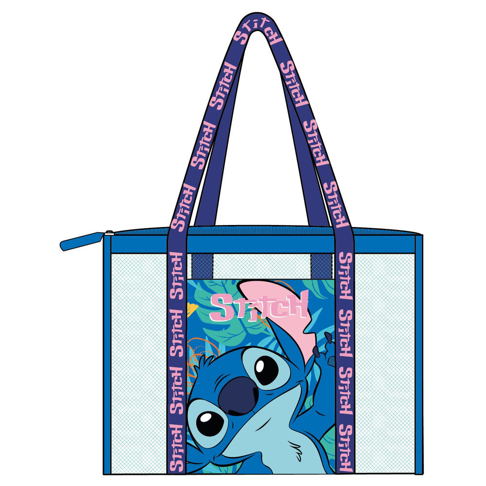 Bolsa playa rejilla Stitch Disney Frikytopia