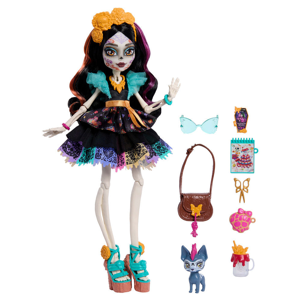Monster High Muñeca Skelita Calaveras