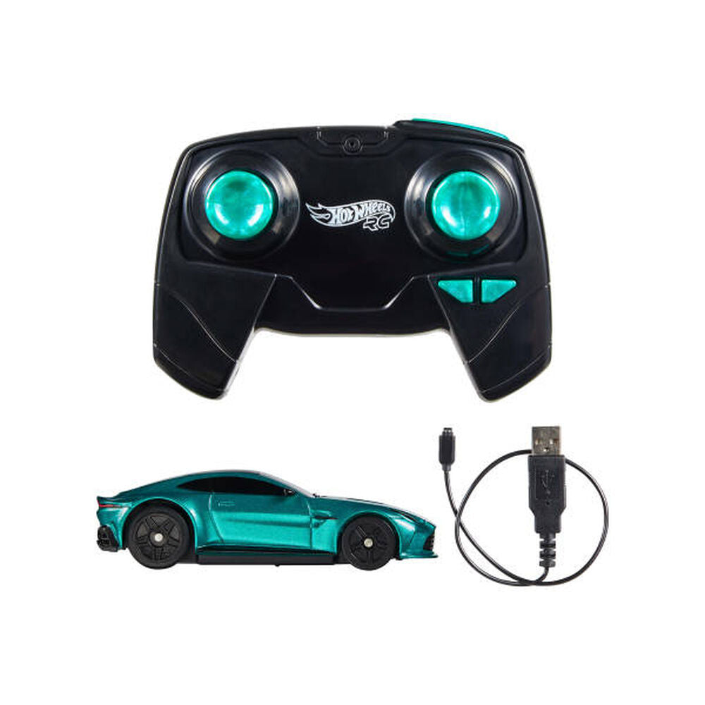 Coche radio control Aston Martin Vantage Hot Wheels Frikytopia
