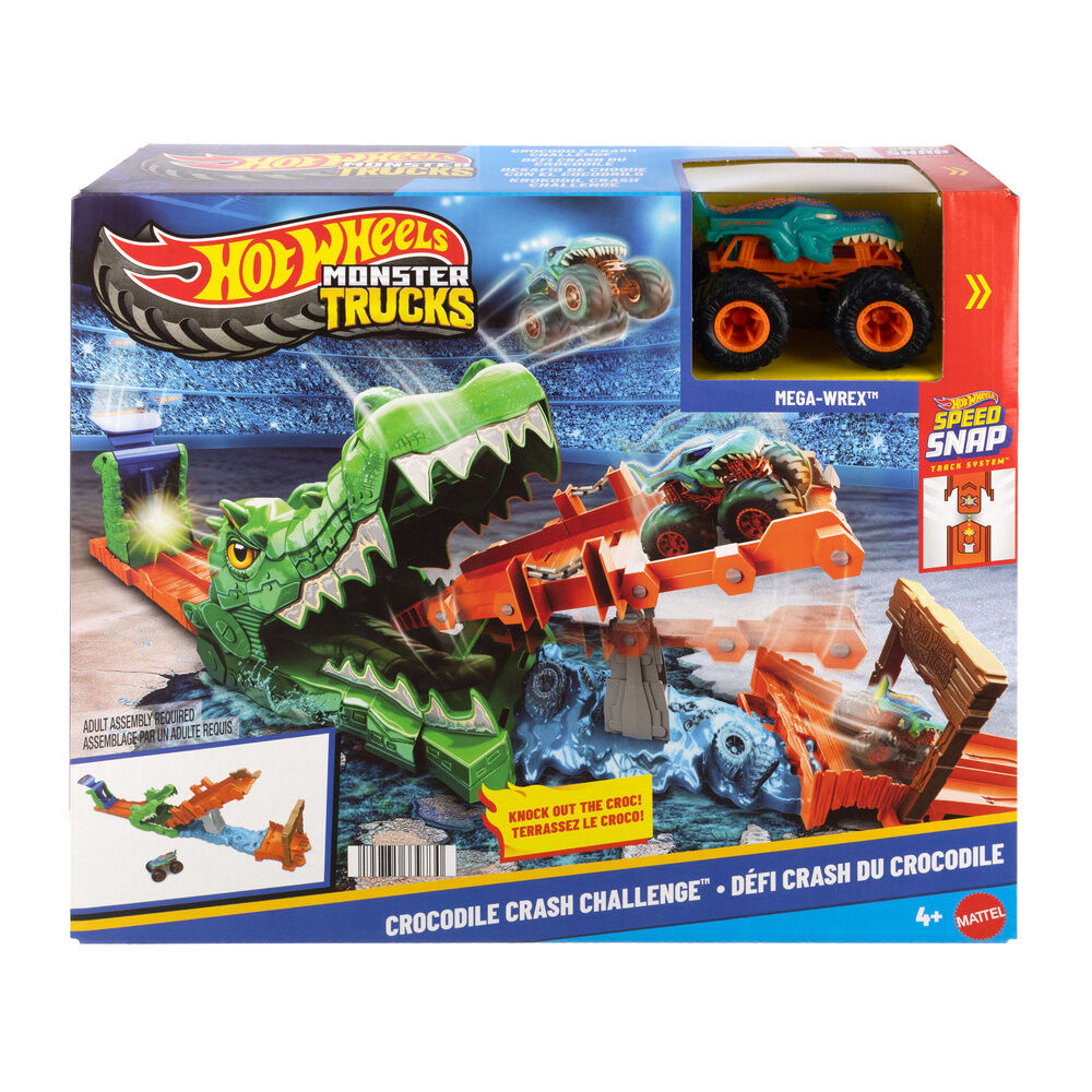 Noquea al Cocodrilo Hot Wheels Monster Trucks Frikytopia