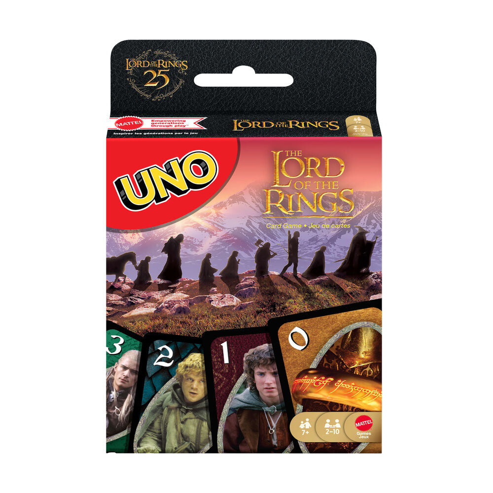 Juego cartas UNO El Señor de los Anillos Frikytopia