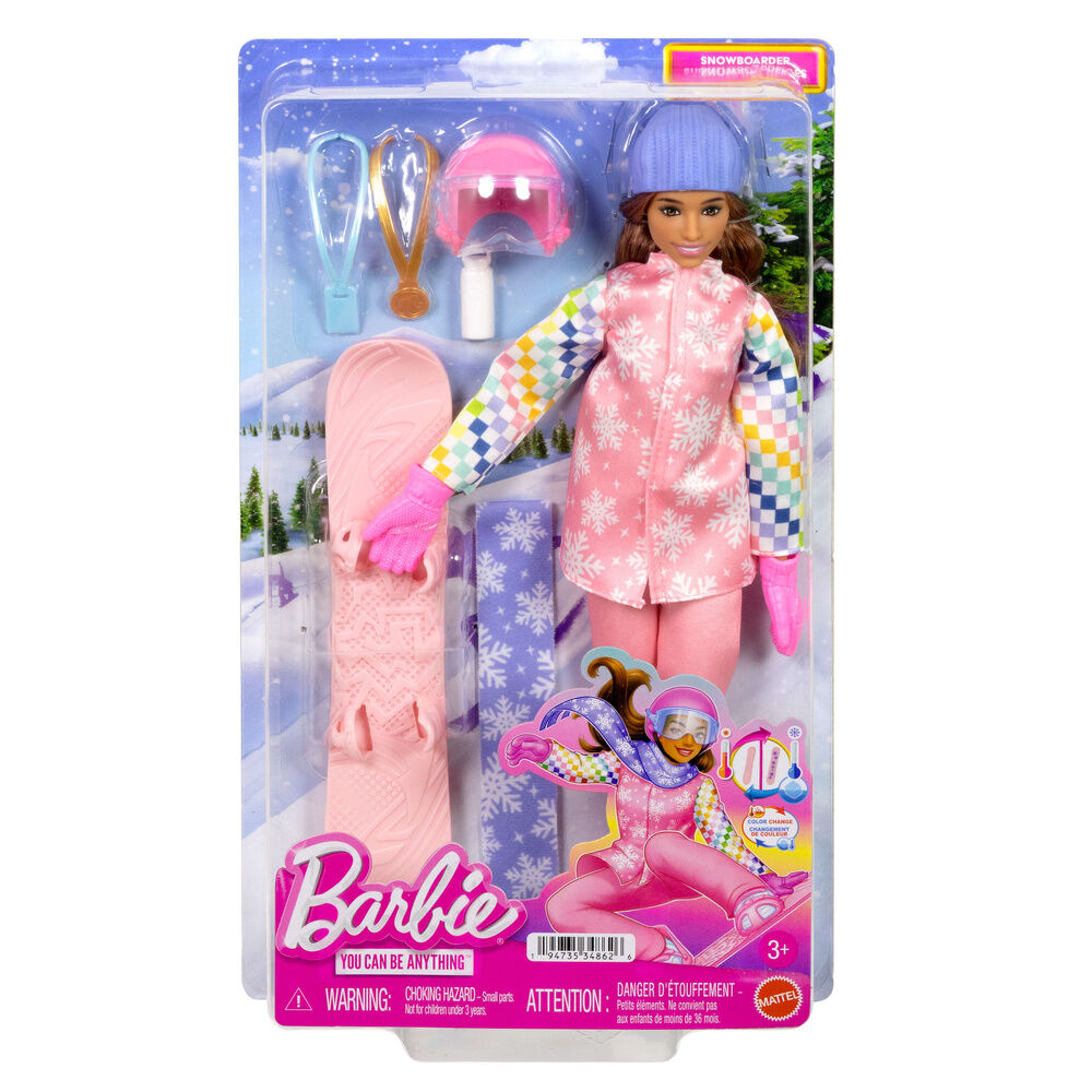 Muñeca Snowboard Barbie Frikytopia