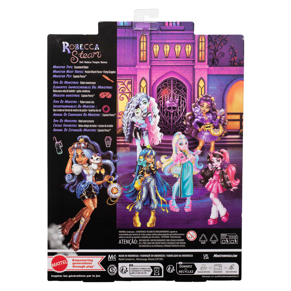 Monster High Muñeca Robecca Steam
