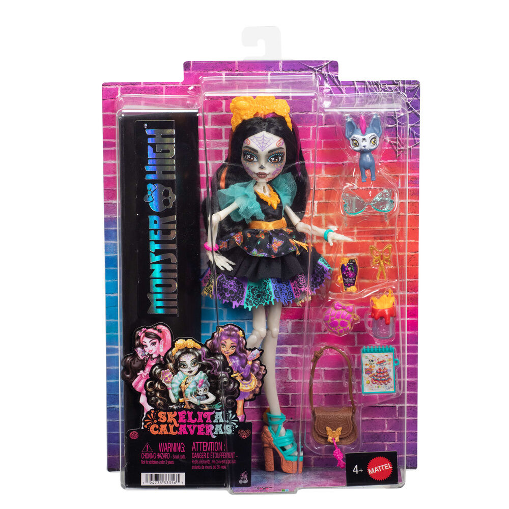 Monster High Muñeca Skelita Calaveras