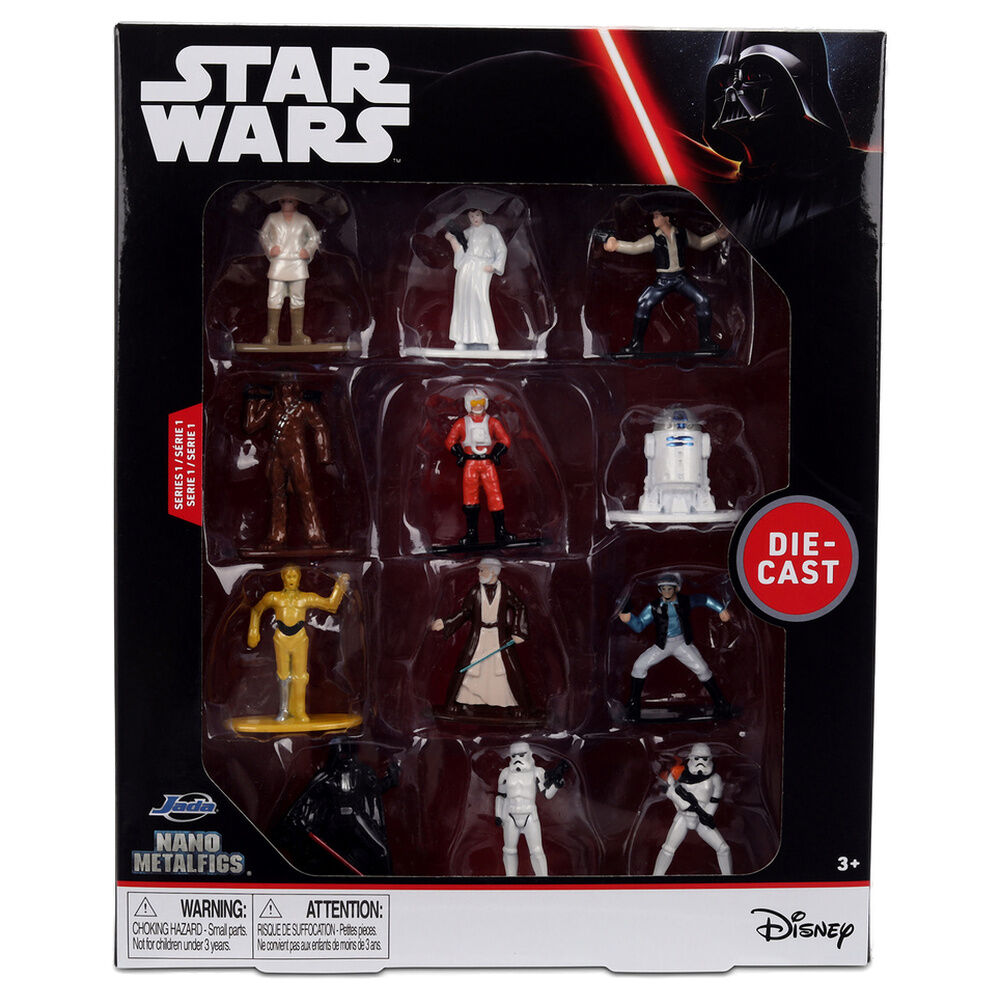 Blister 12 figuras metalfigs Star Wars 4cm Frikytopia