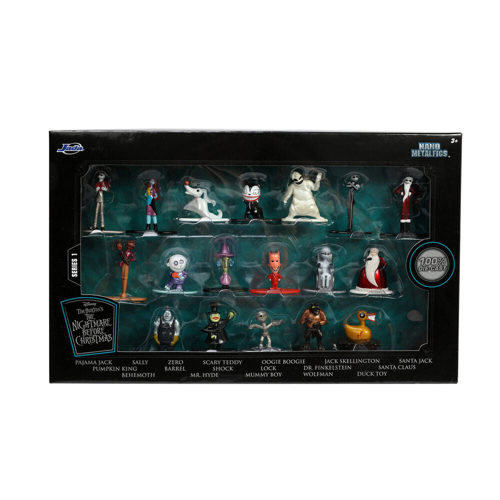 Blister 18 figuras metalfigs Pesadilla antes de Navidad Disney 4cm Frikytopia