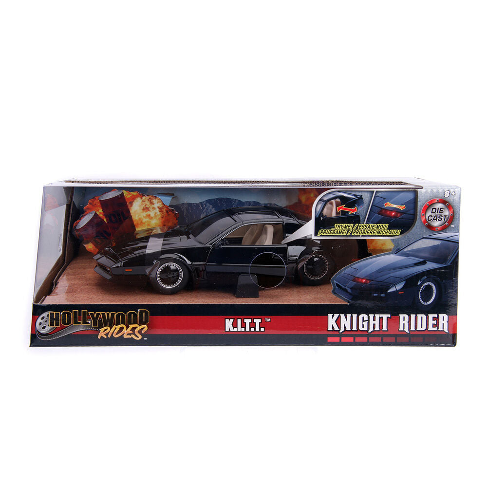 Knight Rider Vehículo 1/24 1982 Ponitac Trans AM Try Me Kitt
