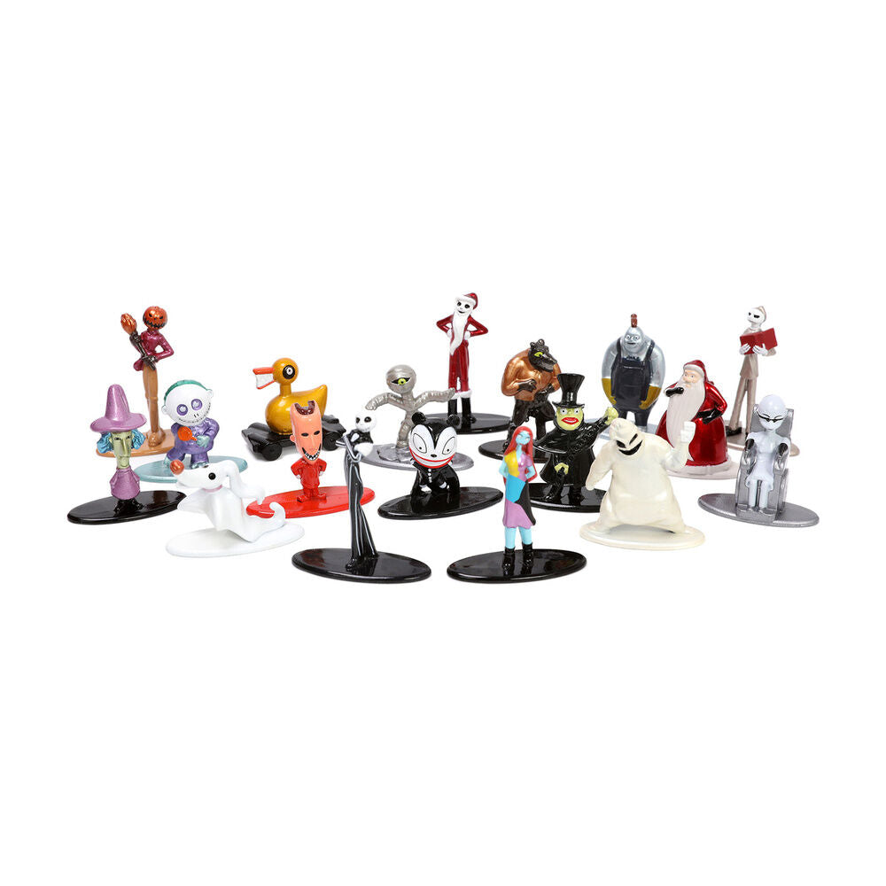 Blister 18 figuras metalfigs Pesadilla antes de Navidad Disney 4cm