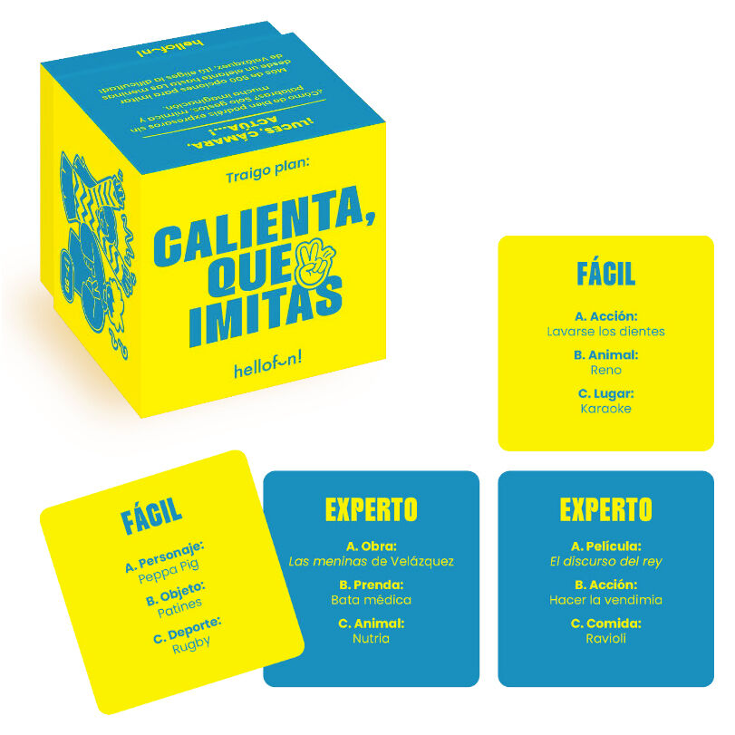 Juego Calienta Que Imitas español Frikytopia