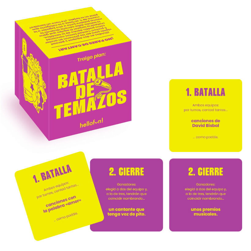 Juego Batalla de Temazos español Frikytopia