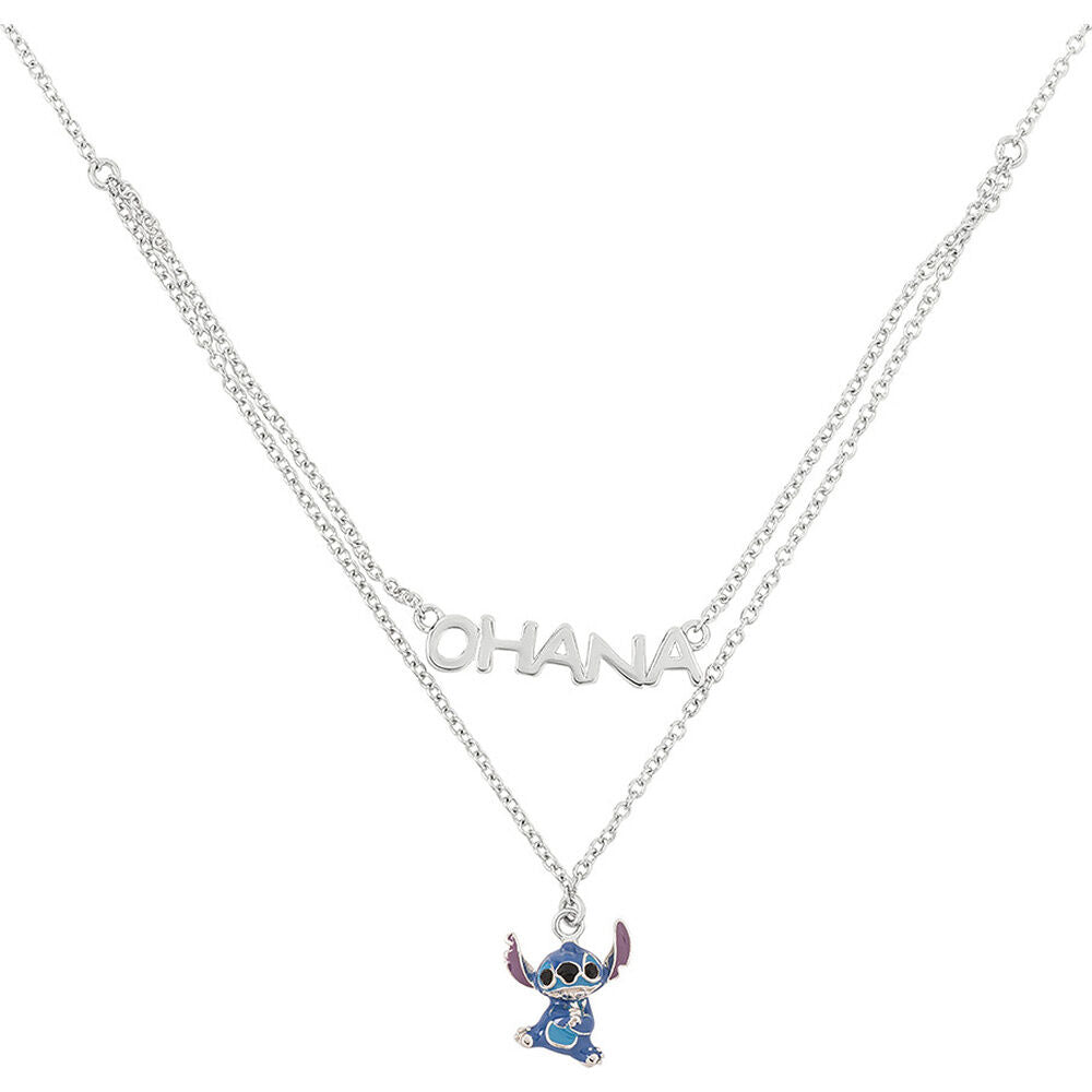 Colgante Ohana Stitch Disney plata Frikytopia