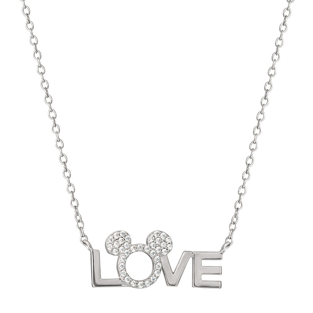 Colgante Love Minnie Disney plata Frikytopia