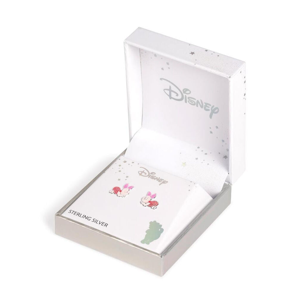 Pendientes Piglet Winnie the Pooh Disney plata