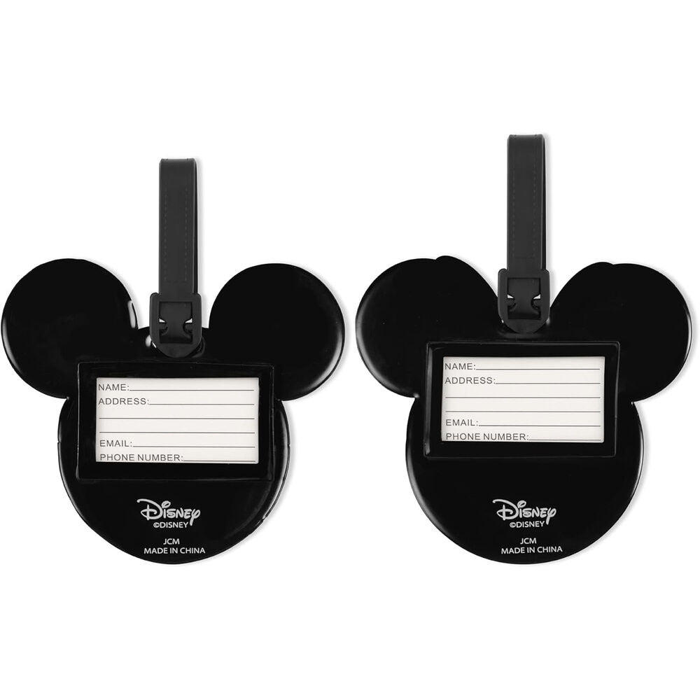 Set 2 Etiquetas de Equipaje Mickey & Minnie Disney