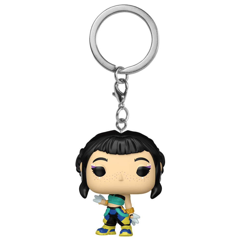 Llavero Pocket POP KPop Demon Hunters Zoey Frikytopia