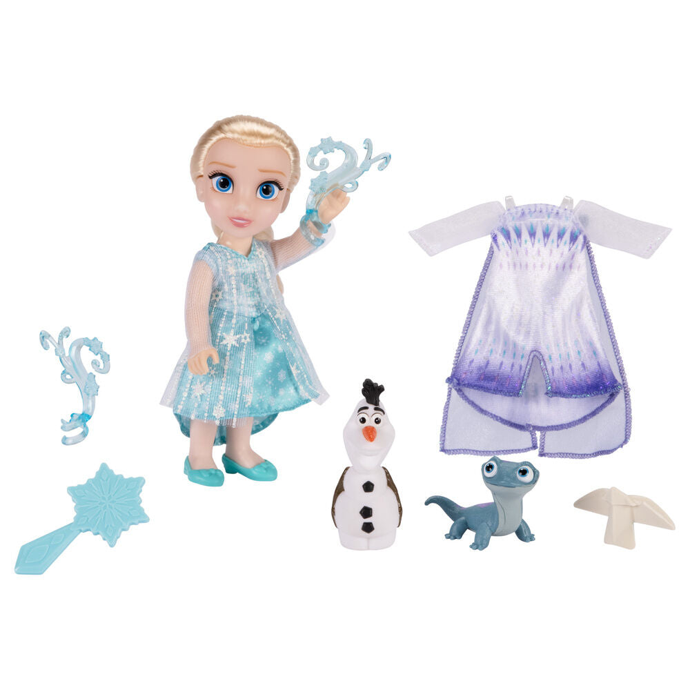 Blister muñeca Elsa Frozen Disney 15cm Frikytopia