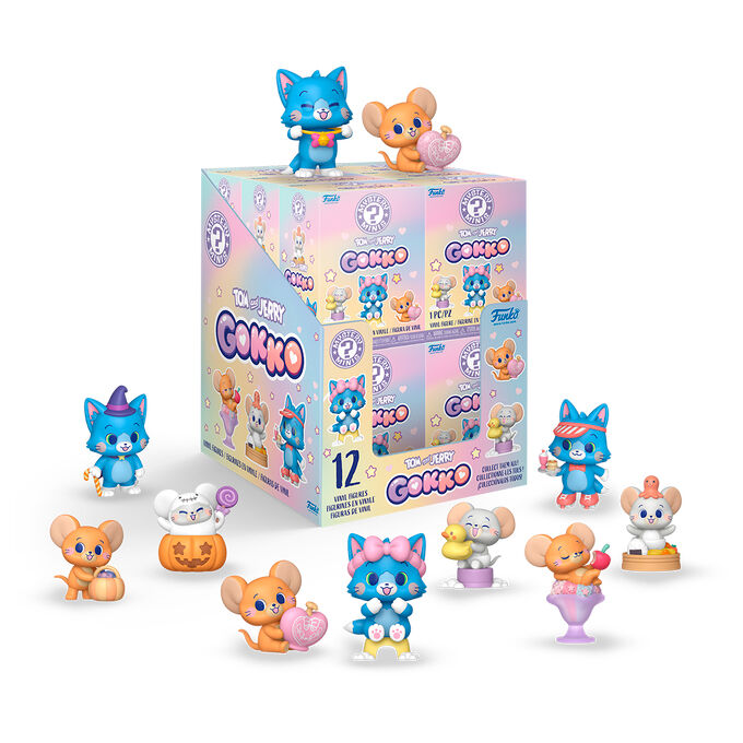 Tom & Jerry Gokko Mystery Minis Minifiguras 5 cm Expositor (12)